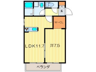 カムリガ－デンの物件間取画像